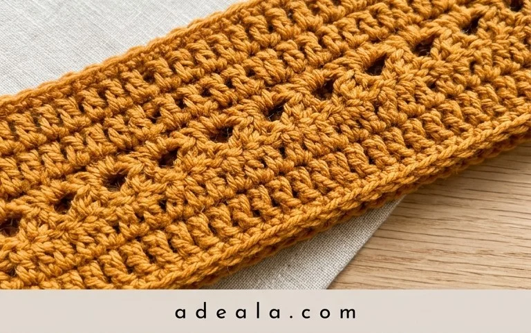 Country Cottage Headband Crochet Pattern